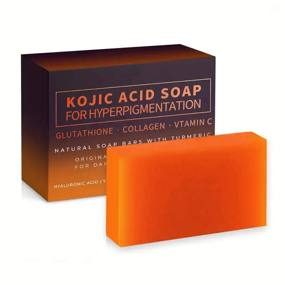 Brightening Skin Color Handmade Turmeric Kojic Acid Soap - Image #11