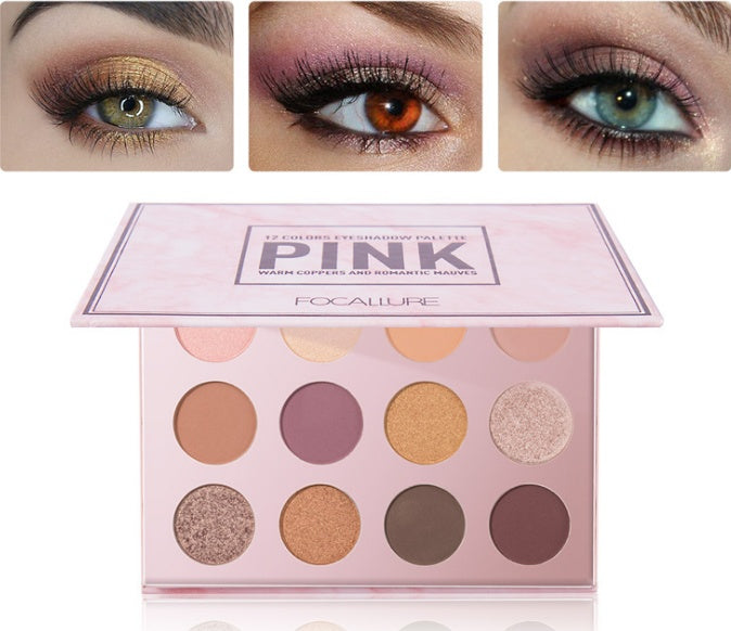 Focallure 12 Colors Eyeshadow Palette Nude, Wonder