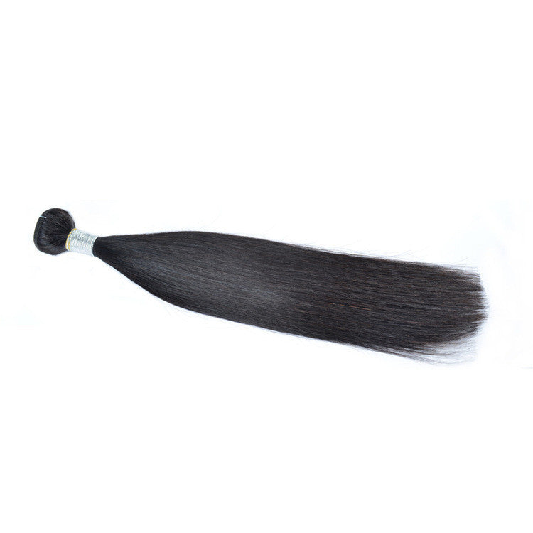 Real Hair Wigs Hair Bundles Wigs Europe And America 9A Straight Hair Curtain Straight Hair