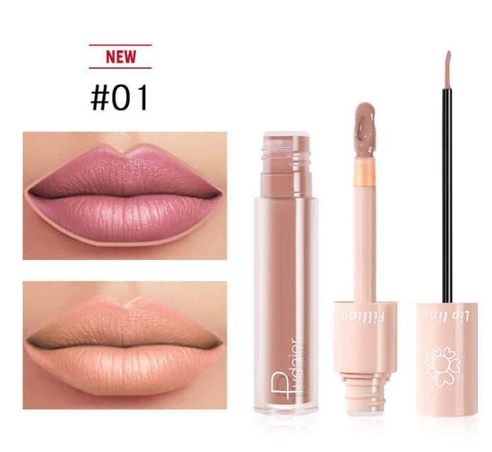 Pudaier Dual Lipstick Lip Gloss Liquid Lipstick