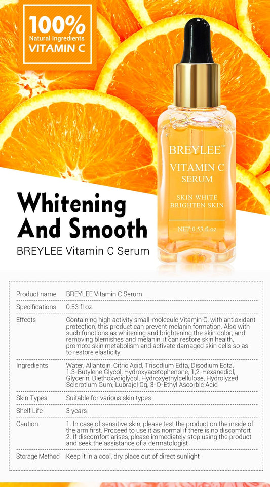 Vitamin C Whitening Serum Brighten Skin Face Skin Care Serum