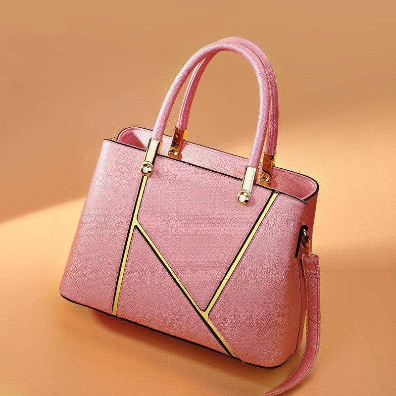 One-shoulder diagonal female bag