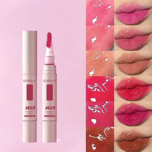 Lip And Cheek Dual-use Matte Finish Velvet Mirror Jelly Lip Lacquer