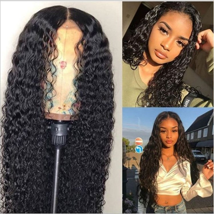 Wave high temperature silk African wig