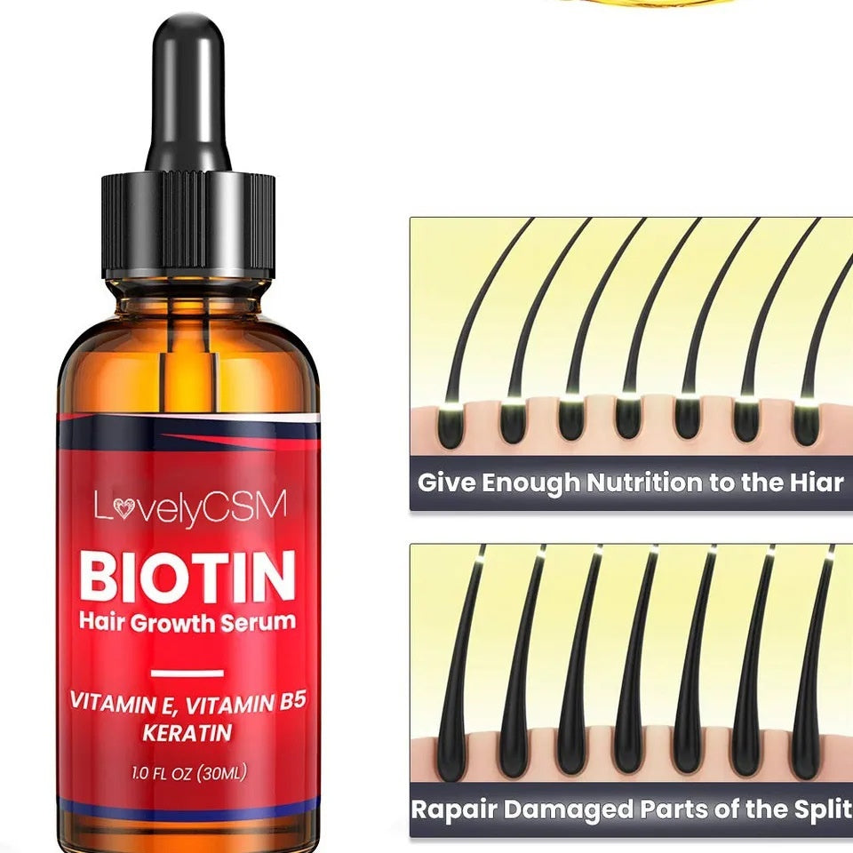 Anti-hair Loss Serum Ginger Oil Serum Hair Regeneration Care Biotin