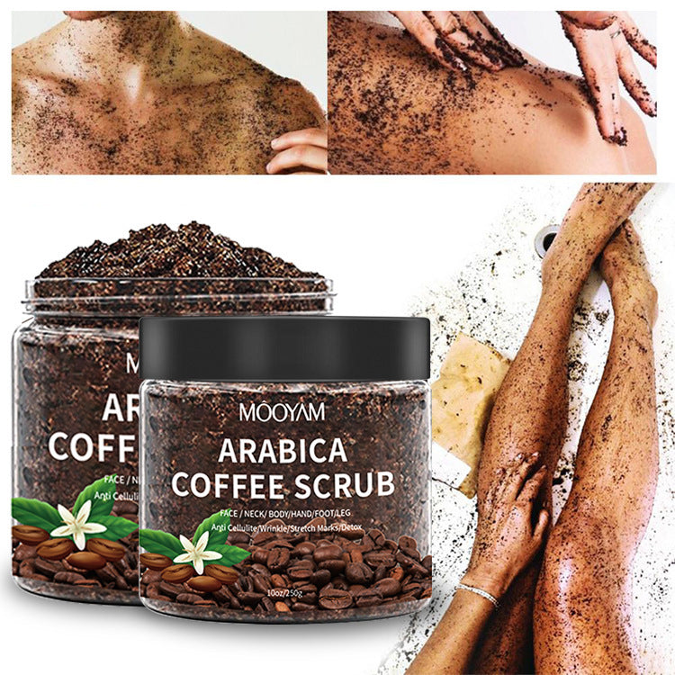 Home Fashion Simple Coffee Scrub Cream Face And Body Gentle Cleaning