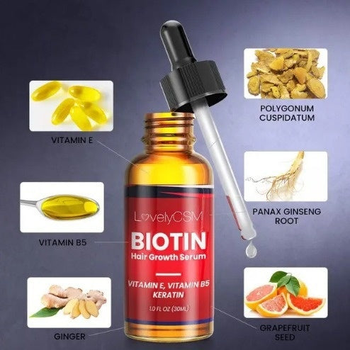 Anti-hair Loss Serum Ginger Oil Serum Hair Regeneration Care Biotin