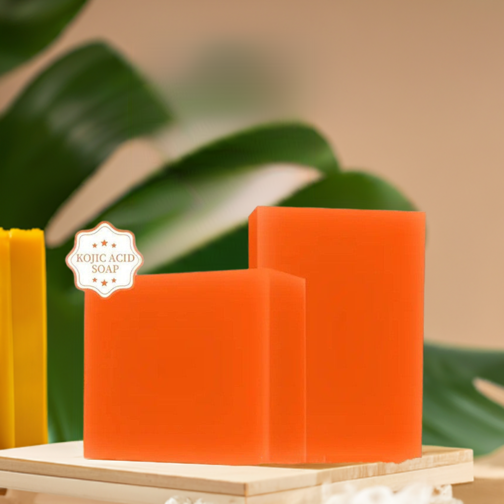 Brightening Skin Color Handmade Turmeric Kojic Acid Soap