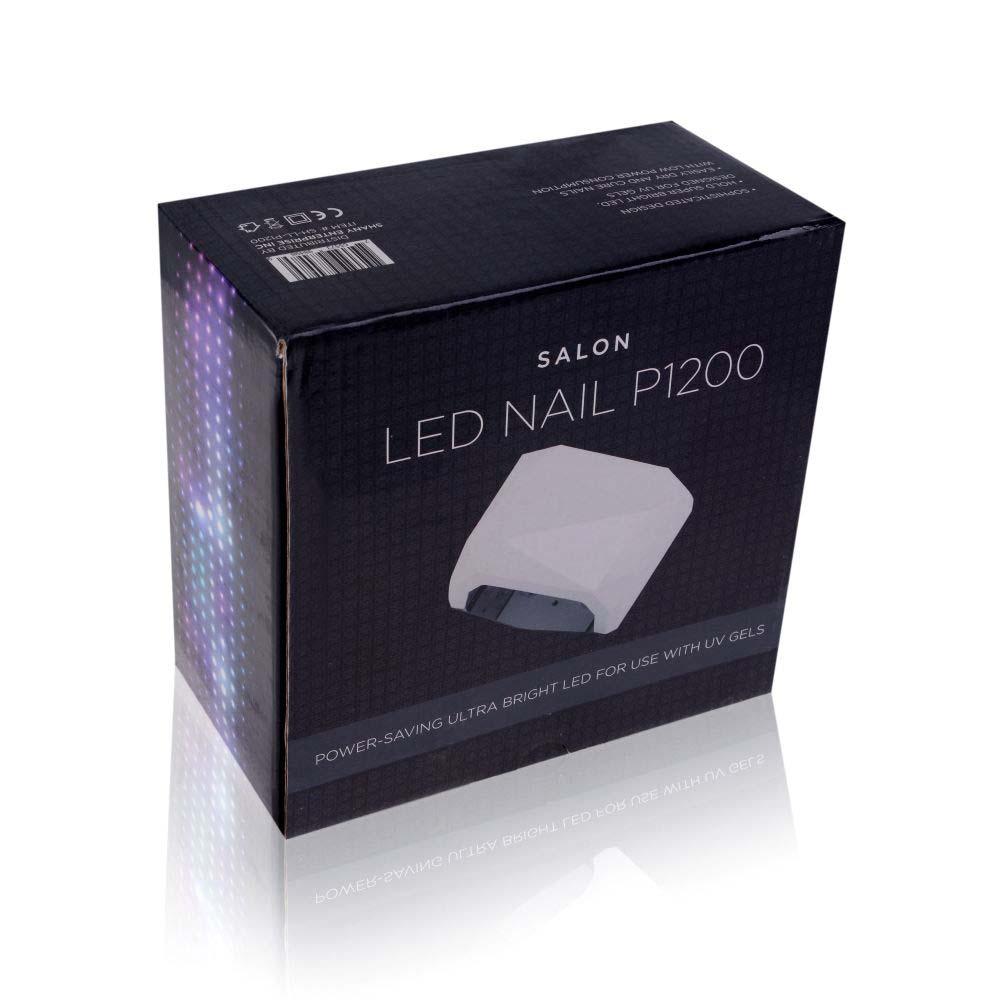 Salon Expert Portable 12W LED Nail Dryer/Lamp - Compact, Trendy Design W/3 Timers-2